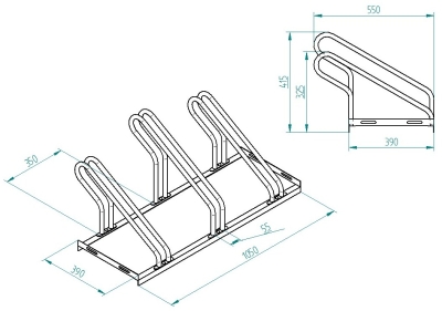 Soporte 3 bicicletas 3